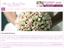 Tablet Screenshot of floridabridalexpos.com